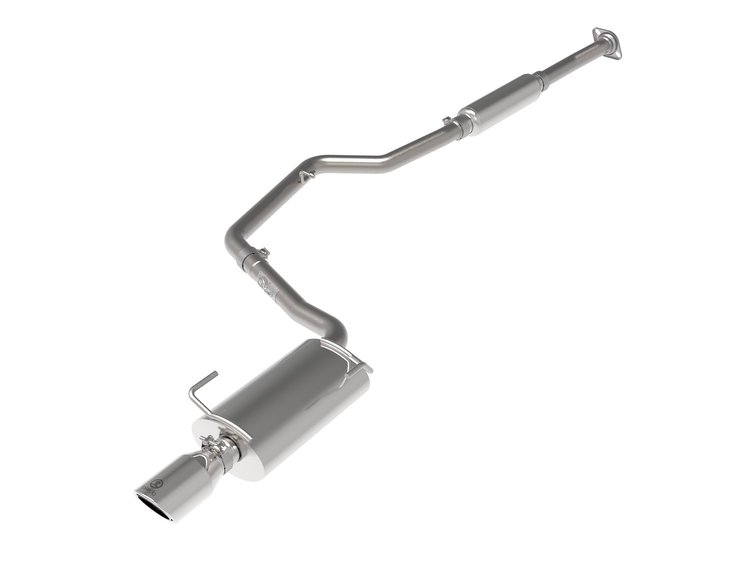 49-36052-P Takeda 2-1/4 IN 304 Stainless Steel Cat-Back Exhaust System w/Polished Tip Subaru Impreza 12-16 H4-2.0L