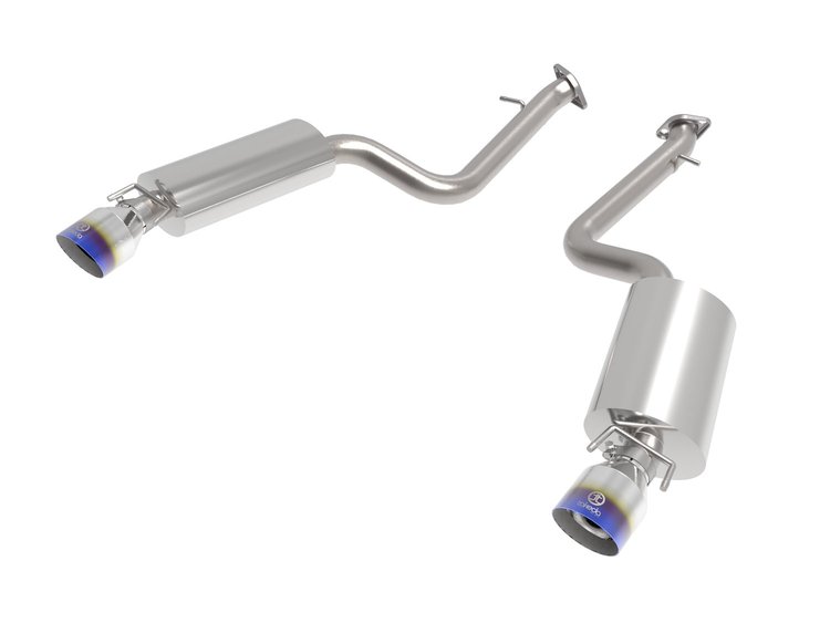 49-36060-L Takeda 2-1/2 IN 304 Stainless Steel Axle-Back Exhaust System w/ Blue Tip Lexus IS350 14-23 V6-3.5L