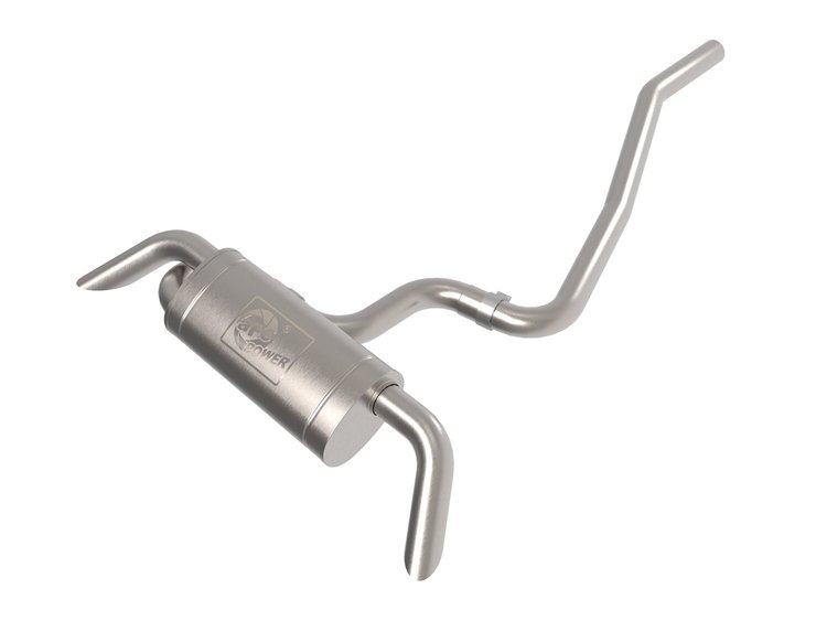 49-36449 MACH Force-Xp 2-1/2 IN 304 Stainless Steel Cat-Back Hi-Tuck Exhaust System Volkswagen Tiguan 18-23 L4-2.0L (t)