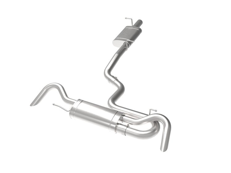 49-36453 MACH Force-Xp 3 IN to 2-1/2 IN 304 SS Cat-Back Hi-Tuck Exhaust System Volkswagen Atlas Cross Sport 20-25 2.0L/V6-3.6L