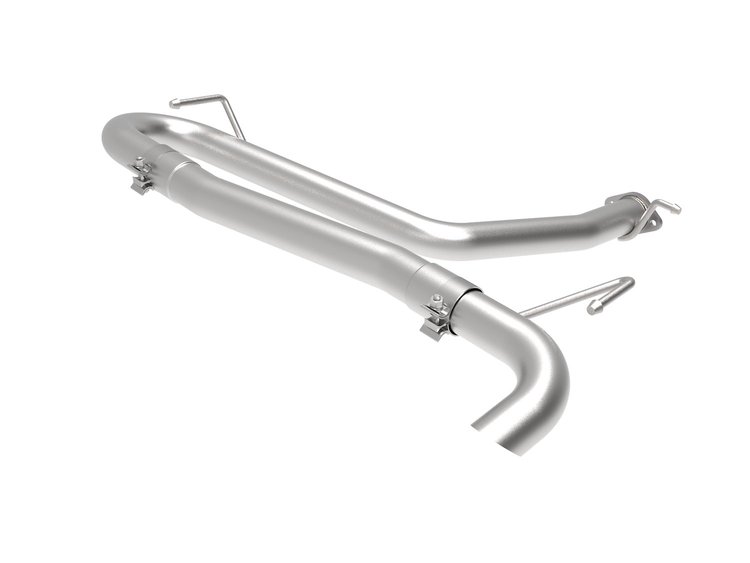 49-37017NM Takeda 2-1/2 IN 304 Stainless Steel Axle-Back Exhaust System w/o Muffler Hyundai Kona 18-23 L4-1.6L (t)