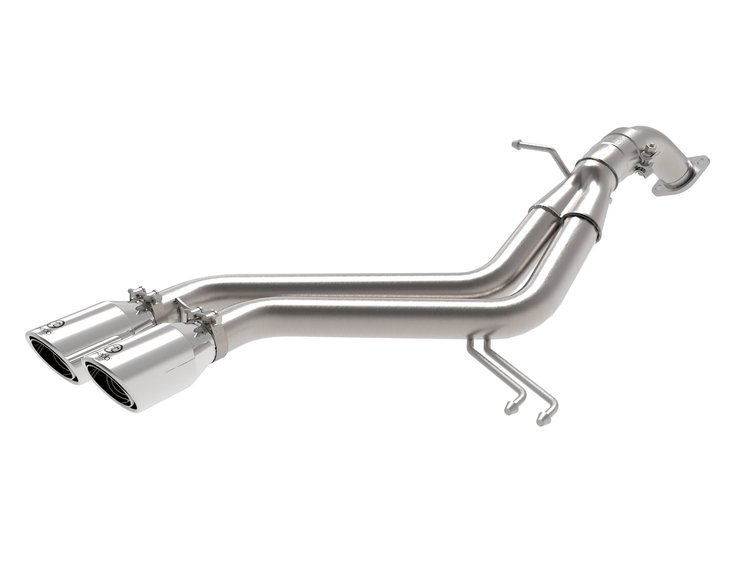49-37019-P Takeda 3 IN to 2-1/2 IN 304 Stainless Steel Axle-Back Exhaust w/ Polished Tip Hyundai Veloster 13-17 L4-1.6L (t)