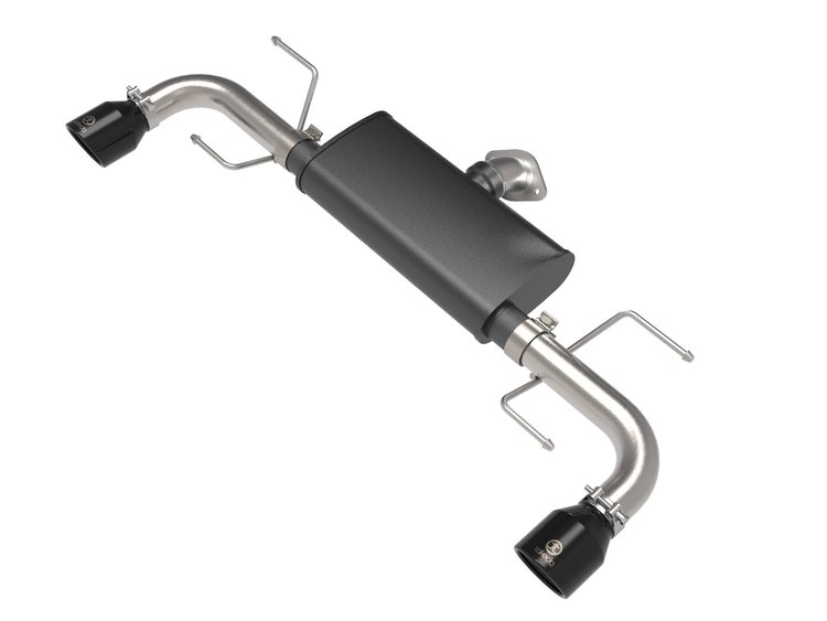 49-37021-B Takeda 2-1/2 IN 304 Stainless Steel Axle-Back Exhaust System w/ Black Tip Mazda CX-5 17-25 L4-2.5/2.5L (t)