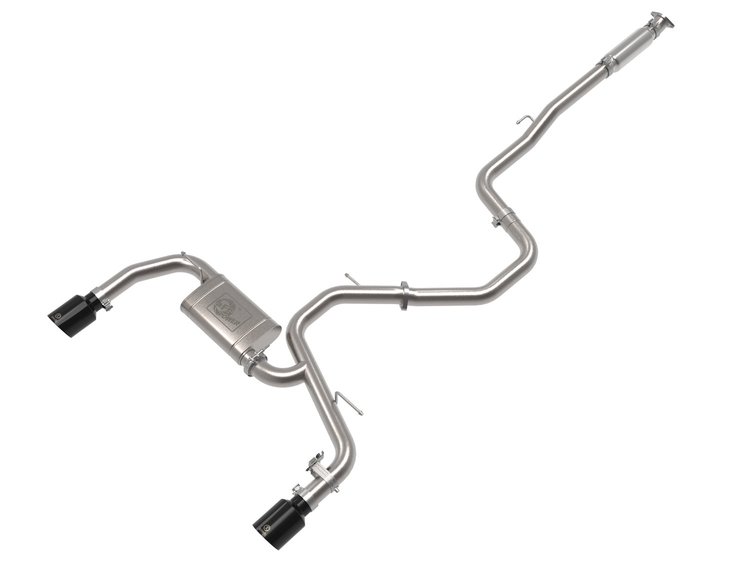 49-37028-B Takeda 3 IN 304 Stainless Steel Cat-Back Exhaust w/ Black Tips Hyundai Elantra N 22-25 L4-2.0L (t)