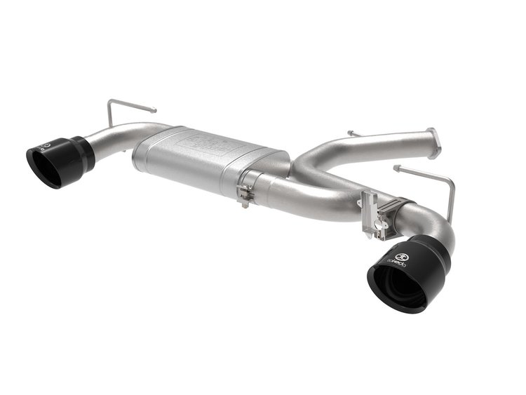 49-37029-B Takeda 3 IN 304 Stainless Steel Axle-Back Exhaust w/ Black Tips Hyundai Veloster N 21-22 L4-2.0L (t)