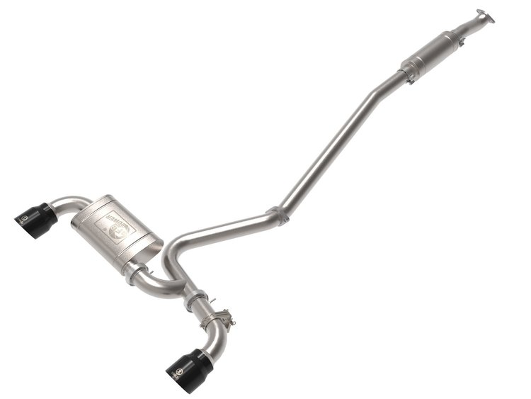 49-37033-B Takeda 3 IN 304 Stainless Steel Cat-Back Exhaust w/ Black Tips Hyundai Kona N 22-23 L4-2.0L (t)
