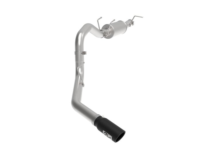 49-43116-B Apollo GT Series 3-1/2 IN Stainless Steel Axle-Back Exhaust System w/ Black Tip Ford F-250/F-350 17-25 V8-6.2/7.3L