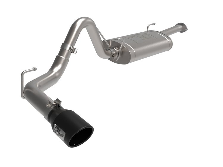 49-46063-B Apollo GT Series 2-1/2 IN to 3 IN 409 SS Cat-Back Exhaust System w/ Black Tip Toyota Tacoma 16-23 L4-2.7/V6-3.5L