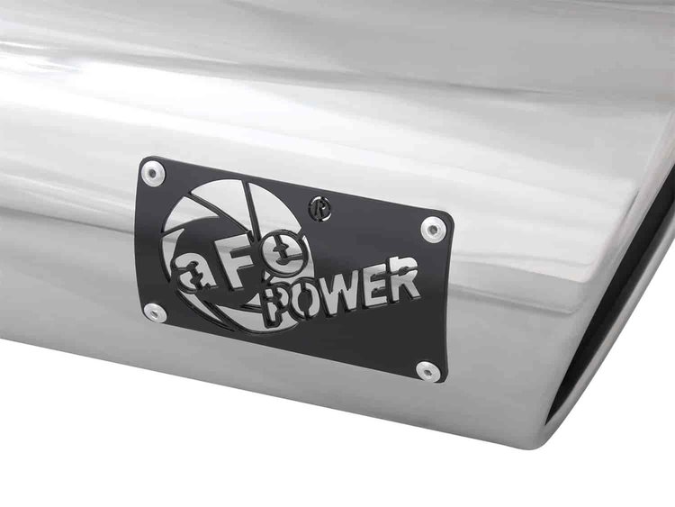 49T40601-P15 MACH Force-Xp 304 Stainless Steel Clamp-on Exhaust Tip Polished 4 IN Inlet x 6 IN Outlet x 15 IN L