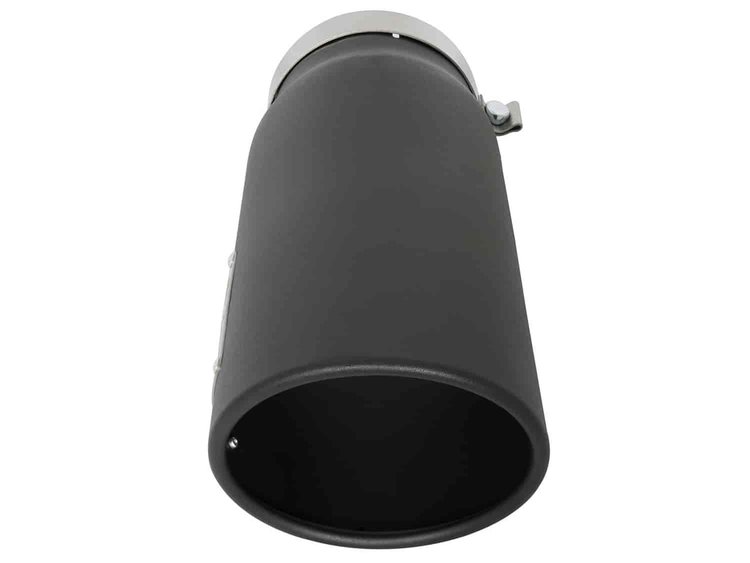 49T50601-B15 MACH Force-Xp 409 Stainless Steel Clamp-on Exhaust Tip Black 5 IN Inlet x 6 IN Outlet x 15 IN L