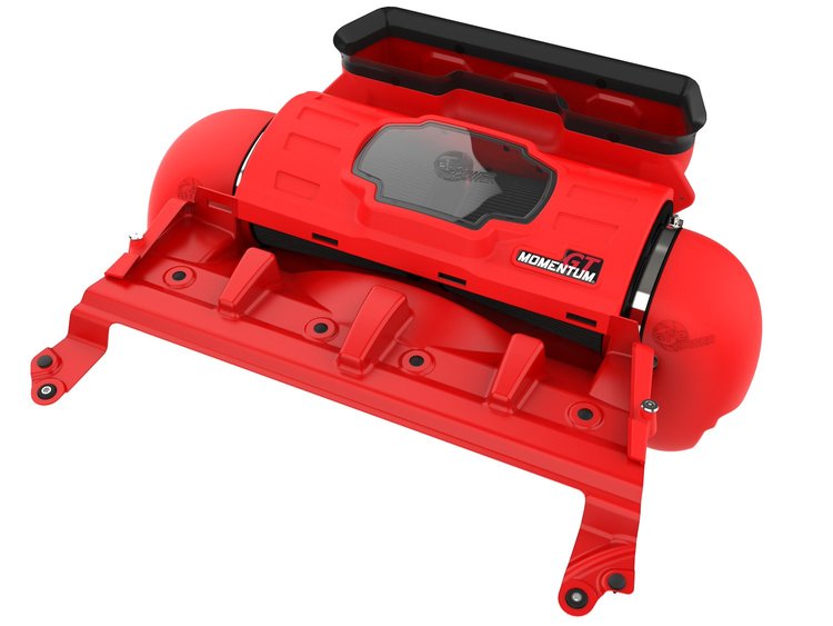 50-70075KR Momentum GT Cold Air Intake System Red w/ Pro DRY S Filter Fits Select RAM 1500 TRX V8-6.2L (sc)