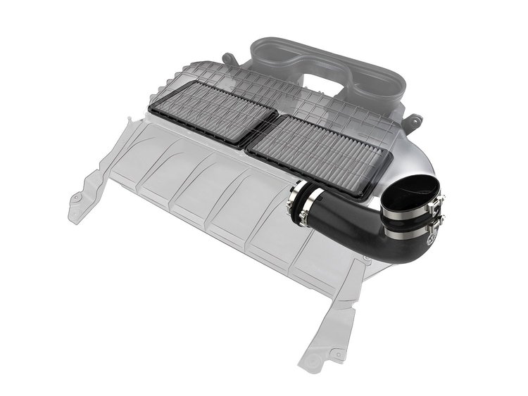 55-10014DC Super Stock Carbon Fiber Induction System w/ Pro DRY S Filter RAM 1500 TRX 21-24 V8-6.2L (sc)
