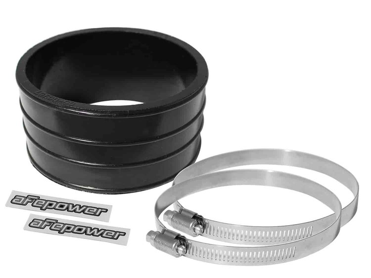 59-00026 Magnum FORCE Cold Air Intake System Spare Parts Kit (3-1/2 IN ID x 2 IN L) Straight Coupler - Black