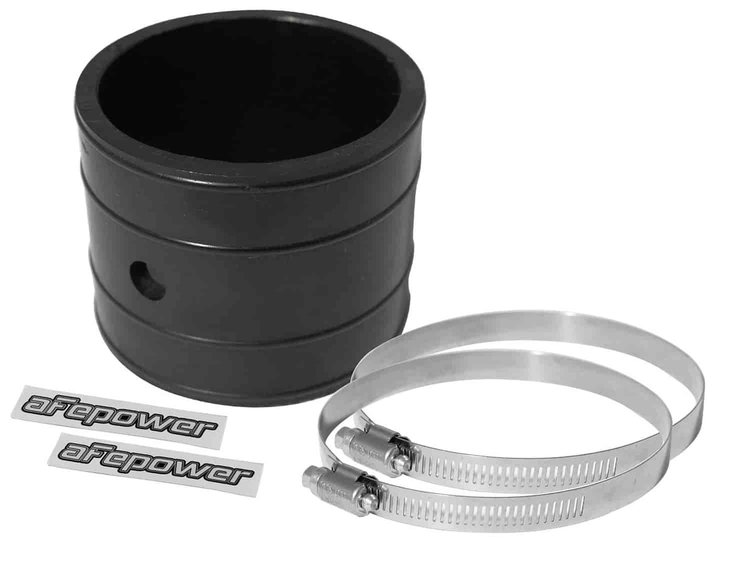 59-00028 Magnum FORCE Cold Air Intake System Spare Parts Kit (2-3/4 IN ID x 2-1/2 IN L) Straight Coupler w/ Port - Black