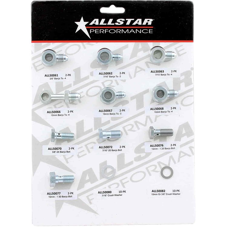 Brake Fitting Merchandising Display Board 8" x 10"