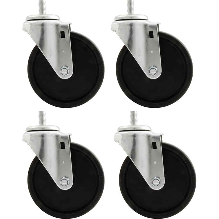 Heavy Duty Cradle Wheel Kit 5" diameter
