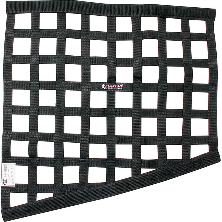 Drag-Style Window Net Black