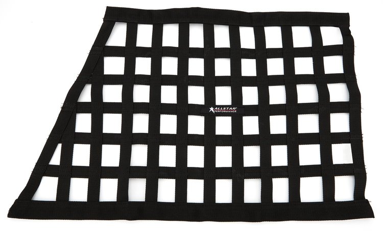 ALL10293 Window Net Ribbon Style Angled Black Non-SFI