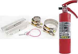 Fire Extinguisher with Mounting Bracket Includes: 2-1/2 lb Fire Extinguisher