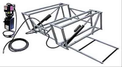Steel Frame Race Car Lift Includes Pump