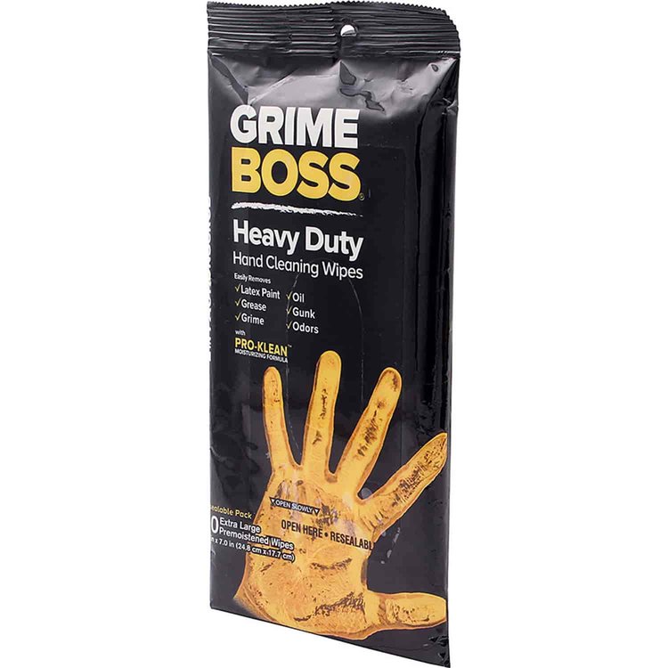 Disposable wipes are great for cleaning hands when washing is not an option. Perfect for use after f