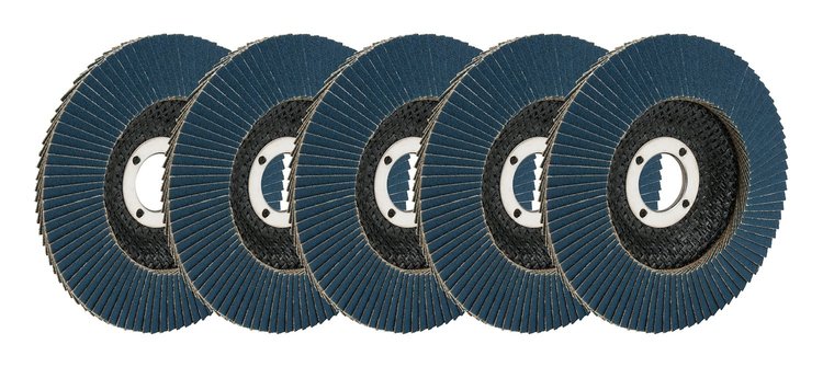 ALL12121-5 Flap Discs 60 Grit 4-1/2 in. with 7/8 in. Arbor