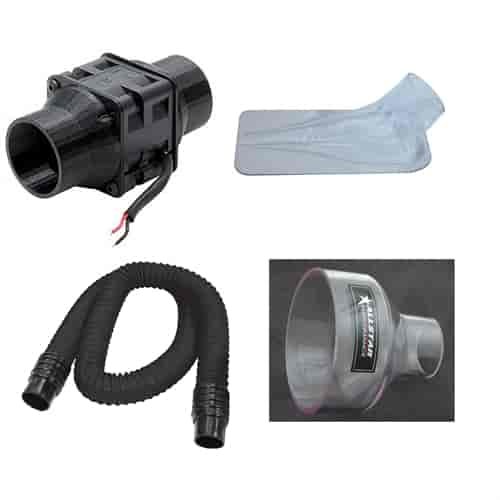 Helmet Fan Kit with 3 in. Square Tail NACA Duct