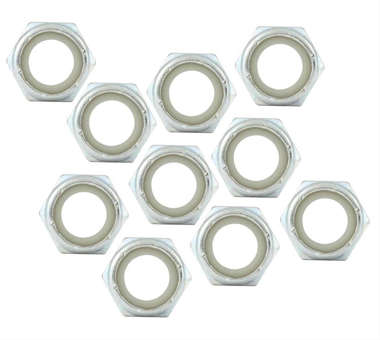 Coarse Thread Hex Nuts Thin With Nylon Inserts 5/8"-11