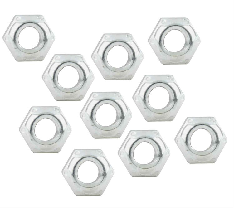 Coarse Thread Mechanical Lock Hex Nuts 1/4"-20