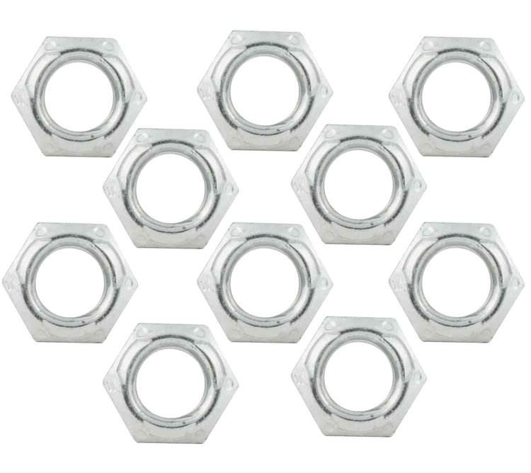 Coarse Thread Mechanical Lock Hex Nuts 3/8"-16