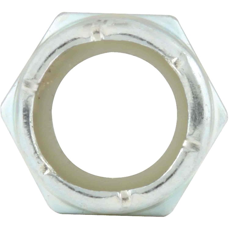 Fine Thread Hex Nuts Thin With Nylon Inserts 7/16"-20