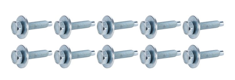 ALL16555 Body Bolt 1-1/8 in. 10 Pack Silver