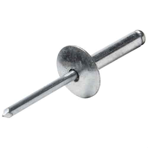 3/16 in. Large Head Rivets Grip Range: 5/8 in. - 3/4 in.