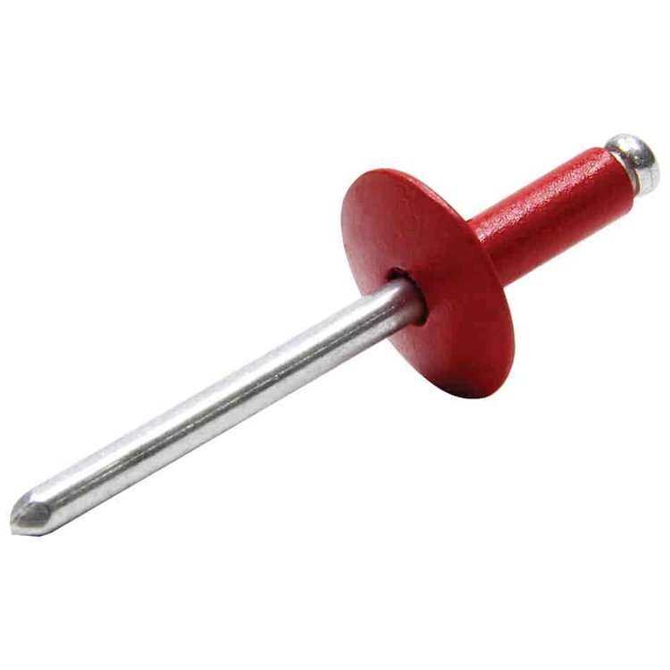 3/16 in. Large Head Rivets Grip Range: 5/8 in. - 3/4 in.