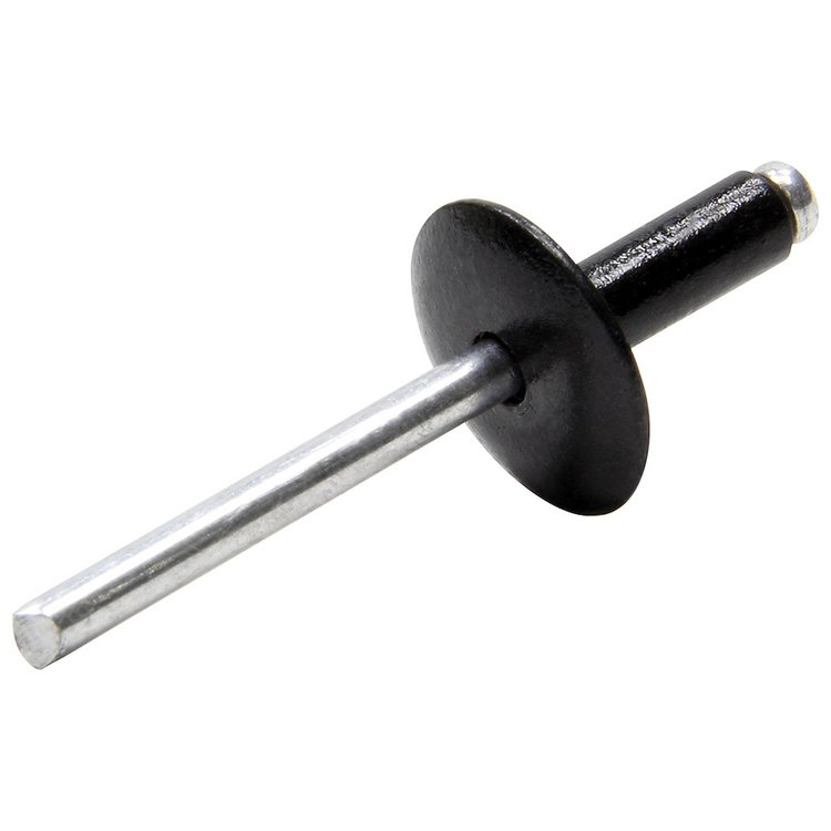 ALL18053 Lg Hd Rivet Black Alum 250 Pack