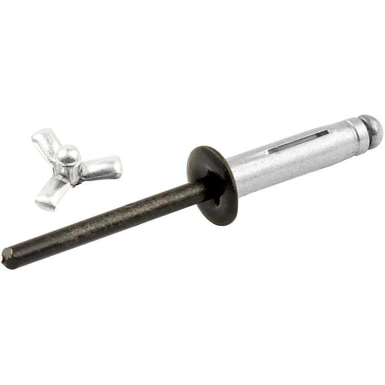 3/16" Tri-Fold Rivets Grip Range: 3/8"
