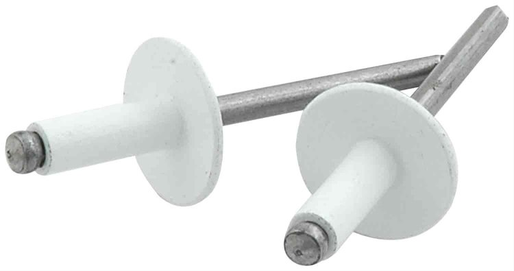 3/16" Large Head Rivets Grip Range: 1/4" - 3/8"