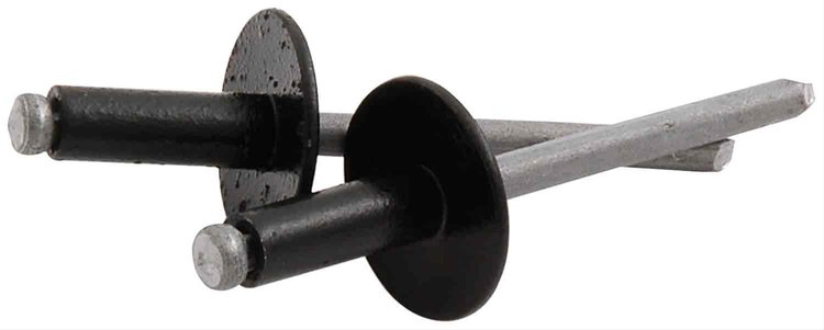 3/16" Large Head Rivets Grip Range: 1/4" - 3/8"