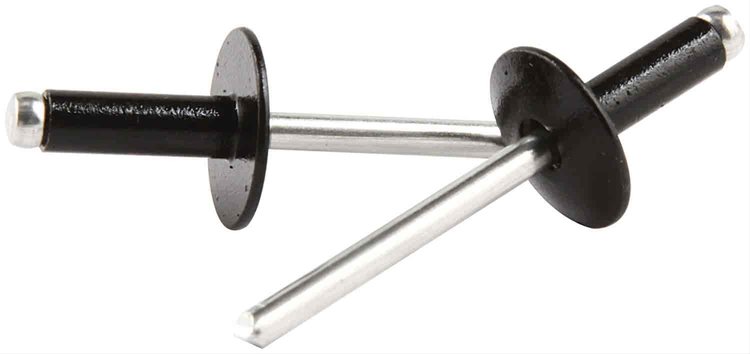 3/16" Large Head Rivets Grip Range: 1/4" - 3/8"