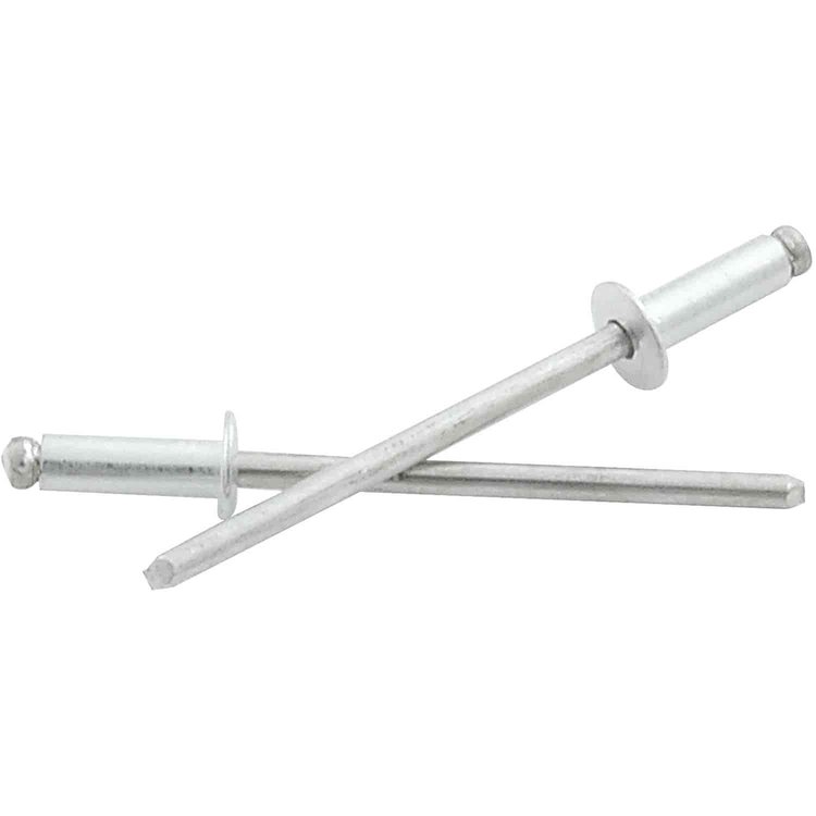 1/8" Small Head Rivets Grip Range: 1/8" - 1/4"