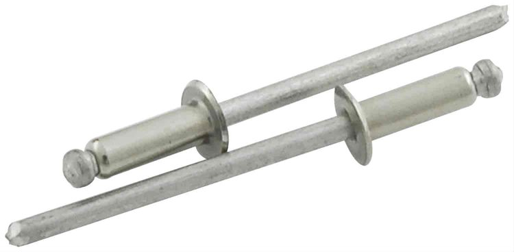 1/8" Small Head Rivets Grip Range: 1/8" - 1/4"