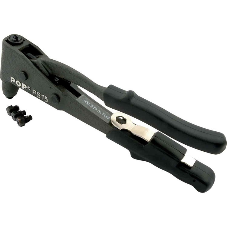 Deluxe Hand Rivet Gun Includes 4 Nose Pieces