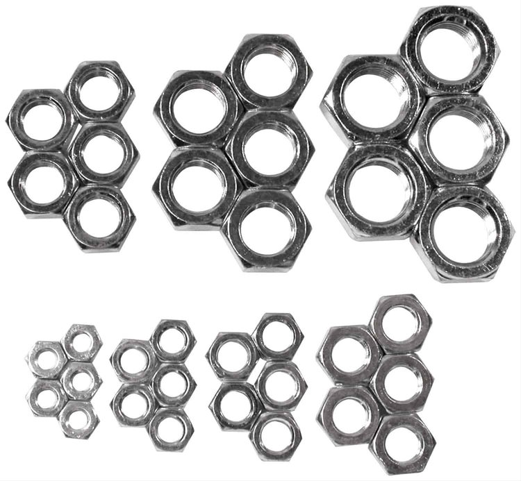 RH Jam Nut Assortment 1/4"-20 (Qty.5)