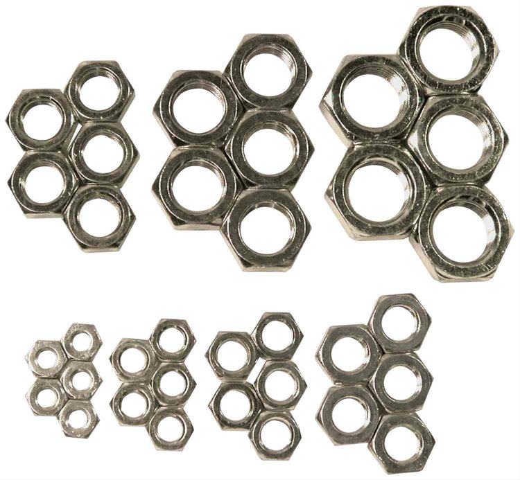 LH Jam Nut Assortment 1/4"-20 (Qty.5)