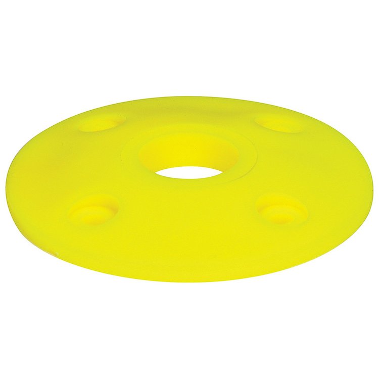 ALL18438 Scuff Plate Plastic Fluorescent Yellow 4 Pack