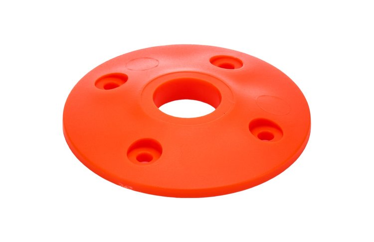 ALL18439 Scuff Plate Plastic Fluorescent Orange 4 Pack