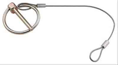 Flip-Over Clip with Lanyard 3/16" with 10" Lanyard