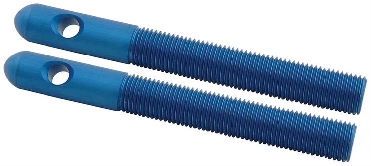 Replacement Aluminum Hood Pins 3-1/2" x 3/8" Diameter Pins Blue