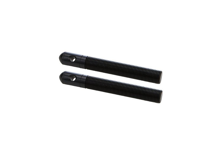 ALL18499 Alum Hood Pins 1/2 in. w/3/16 in. Hole 2 Pack Black