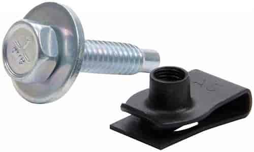 Body Bolt Kit With Clips 1-1/8" Under Head Length
